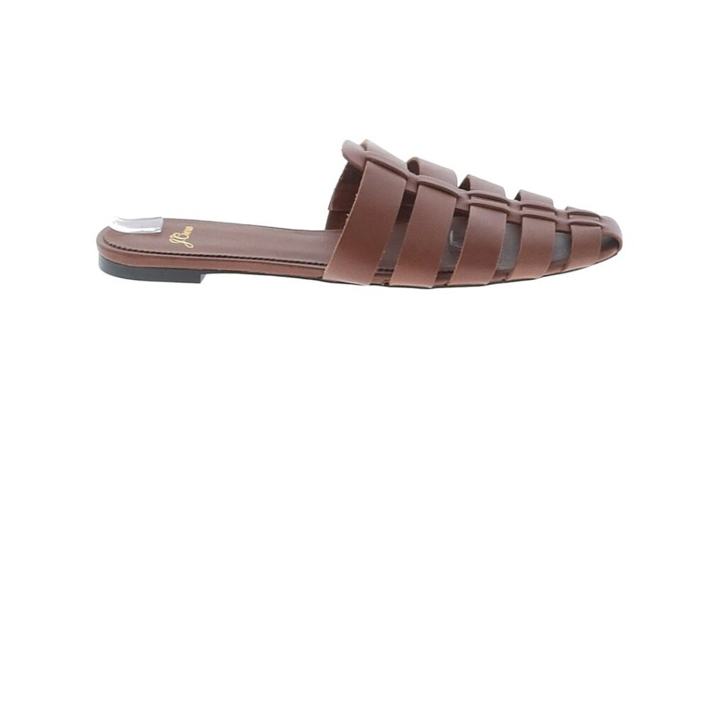 Bennet strappy vachetta leather mules